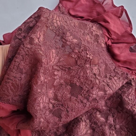 Free People Ruffled Lace Top - Picture 3 of 4